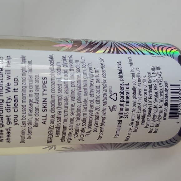 Pacifica Cosmic Hemp Face Wash and Face Cream Bundle NIB - Picture 4 of 8